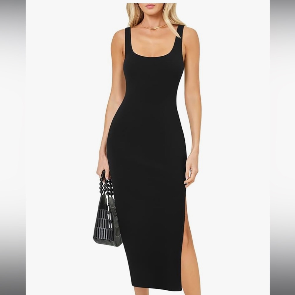 Elegant Black Sleeveless Dress